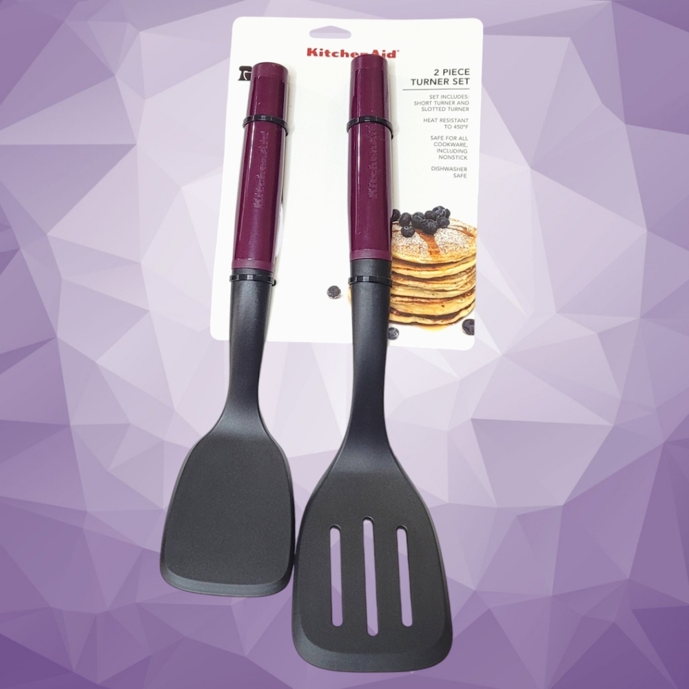 Kitchenaid Beetroot 2-Piece Turner Set - NWT